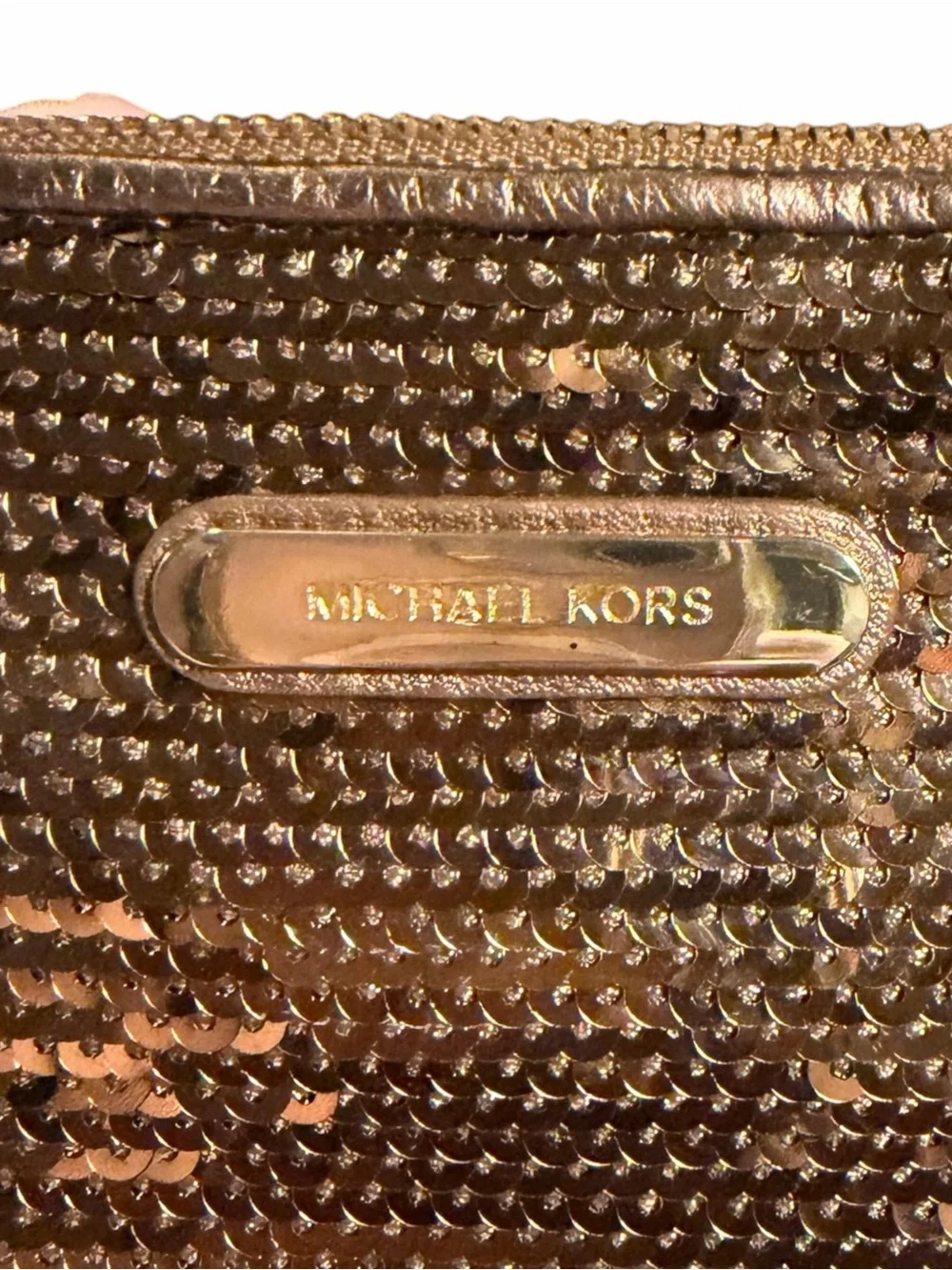 Michael Kors sparkling gold